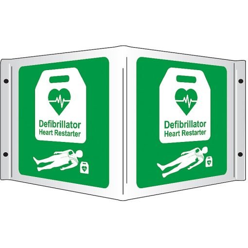 AED 3D Projecting sign 35x20cm